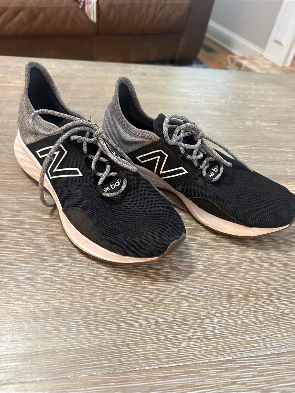 New Balance Black & Gray Athletic Sneakers